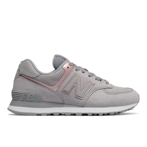 New Balance 574 Nubuck Women's 574 Shoes - (wl574-2pn)