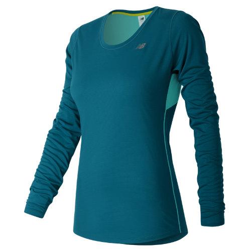 New Balance 53142 Women's Accelerate Long Sleeve - Blue (wt53142csy)