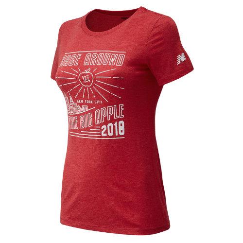 New Balance 81600 Women's United Airlines Nyc Half Big Apple Short Sleeve - (wt81600c)