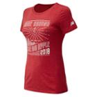 New Balance 81600 Women's United Airlines Nyc Half Big Apple Short Sleeve - (wt81600c)