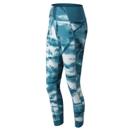 New Balance 81458 Women's Printed Evolve Tight - Blue (wp81458sbl)