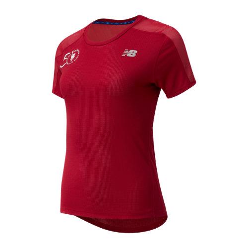 New Balance Women's Nyc Marathon Impact Run Short Sleeve