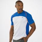 New Balance 4126 Men's Momentum Short Sleeve - White, Cobalt Blue (mrt4126cbt)