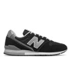 New Balance 996v2 Men's Running Classics Shoes - Black/silver (cm996bp)