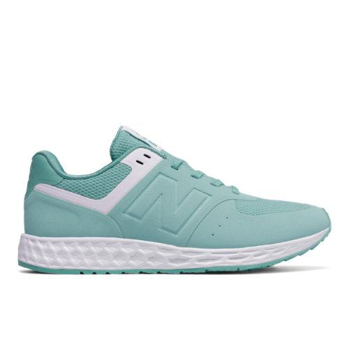 New Balance 574 Fresh Foam Women's Sport Style Shoes - Blue/white (wfl574aw)