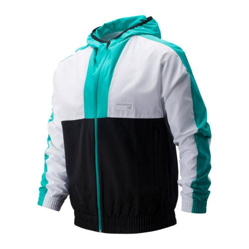 New Balance 91506 Men's Nb Athletics Windbreaker - Blue/white/black (mj91506vde)