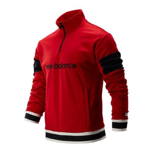 New Balance 93540 Men's Nb Athletics Stadium Track Pullover - Red/black (mt93540rep)