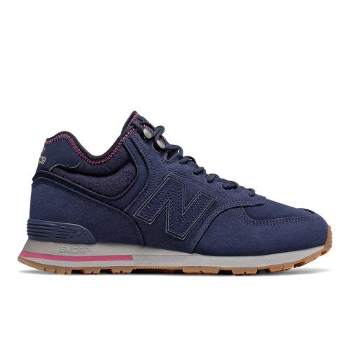 New Balance 574 Mid Men's 574 Shoes - Navy/purple (mh574rde)