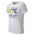 New Balance 71634 Men's United Nyc Half Finisher Ss Tee - (mt71634v-uf)