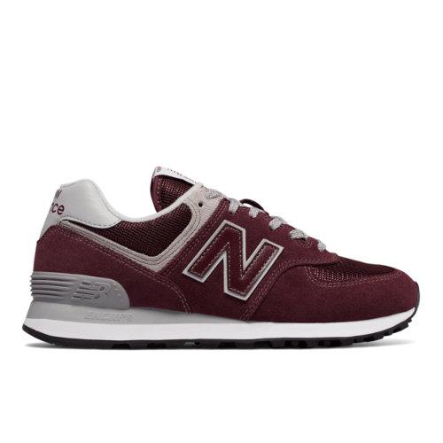 New Balance 574 Core Women's 574 Shoes - Red/white (wl574er)