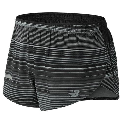 New Balance 81261 Men's Printed Impact Split 3 Inch Short - (ms81261)