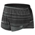 New Balance 81261 Men's Printed Impact Split 3 Inch Short - (ms81261)