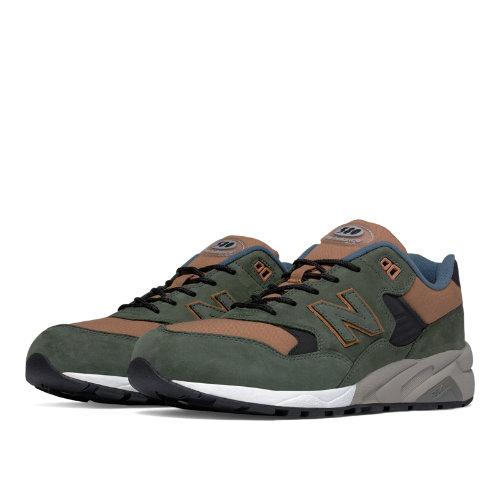 New Balance 580 Elite Edition Revlite Men's Elite Edition Shoes - Hunter Green/tan (mrt580kc)