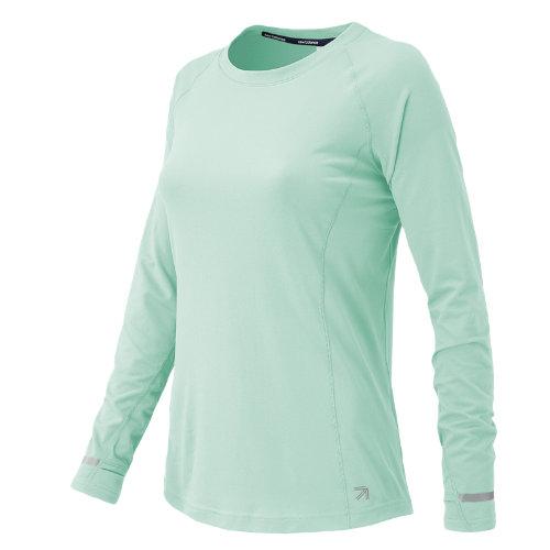 New Balance 71243 Women's J.crew In Transit Long Sleeve - Blue (wt71243dlt)