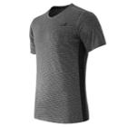 New Balance 61033 Men's Striped Sonic Top - Black (mt61033bk)