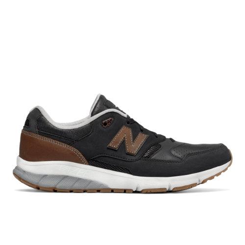 New Balance 530 Vazee Leather Men's Sport Style Sneakers Shoes - Black/tan (mvl530rb)