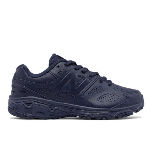 New Balance 680v3 Kids Grade School Training Shoes - Navy (kx680nny)