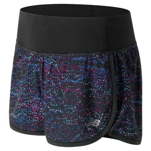 New Balance 61232 Women's Impact 3 Inch Short - Blue/black (ws61232mpt)