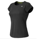 New Balance 4325 Women's Accelerate Short Sleeve - Black (wrt4325bk)