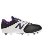 New Balance Low-cut 5464 Women's Softball Shoes - Black, White, Purple (wf5464bw)