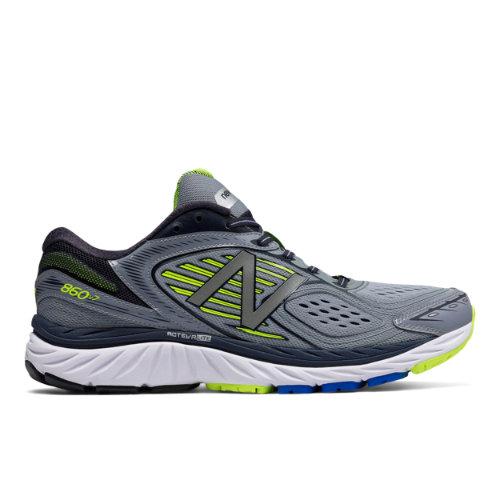 New Balance 860v7 Men's Distance Shoes - Grey/yellow (m860gy7)