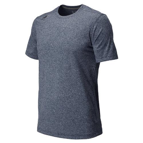 New Balance 4398 Men's Short Sleeve Tech Tee - Dark Sapphire Heather (mft4398dsh)