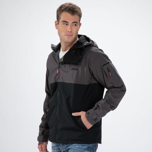 New Balance 1300 Men's New Balance Snow Cheater Jacket - Magnet, Caviar (moj1300mgt)