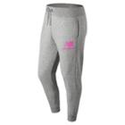 New Balance 91550 Men's Essentials Stacked Logo Sweatpant - Pink (mp91550peo)