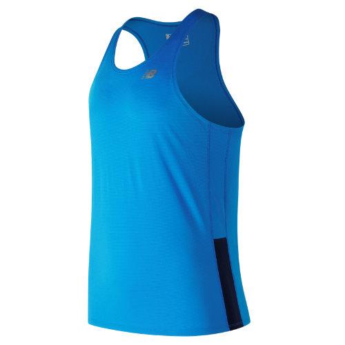 New Balance 73065 Men's Accelerate Singlet - Blue (mt73065btl)