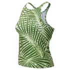 New Balance 71168 Women's J.crew High Neck Printed Tank - Green (wt71168ppt)