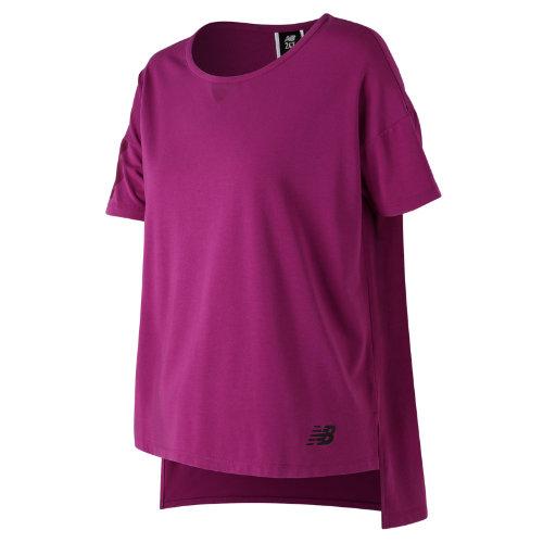 New Balance 73512 Women's 247 Sport Boxy Tee - Pink (wt73512pbr)