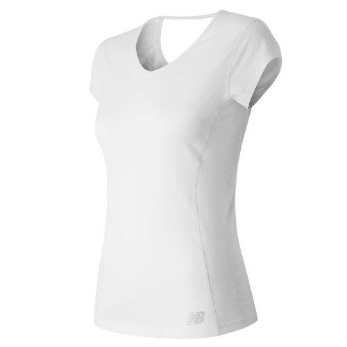 New Balance 61404 Women's Tournament Cap Sleeve Top - White (wt61404wt)