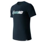 New Balance 63516 Men's Hiker Tee - Navy (mt63516gxy)