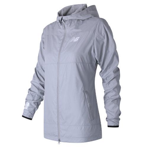 New Balance 71620 Women's Trackster Woven Jacket - Silver (wj71620svm)
