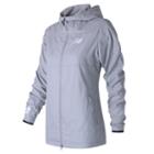 New Balance 71620 Women's Trackster Woven Jacket - Silver (wj71620svm)