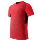 New Balance 53224 Men's Nb Ice Short Sleeve - Flame, Black (mt53224flm)