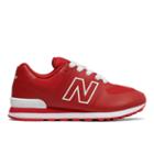 New Balance 574 Puddle Jumper Kids' Pre-school Lifestyle Shoes - Red/white (kl574p7p)
