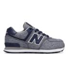 New Balance 574 Leisure Kids' Pre-school Lifestyle Shoes - Blue/white (kl574v7p)