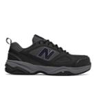 New Balance Steel Toe 627v2 Leather Women's Work Shoes - Black/purple (wid627r2)