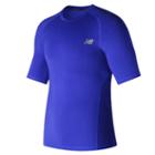 New Balance 73037 Men's Challenge Short Sleeve - Blue (mt73037try)