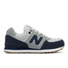 New Balance 574 Resort Sporty Kids' Pre-school Lifestyle Shoes - Navy/grey (kl574rkp)
