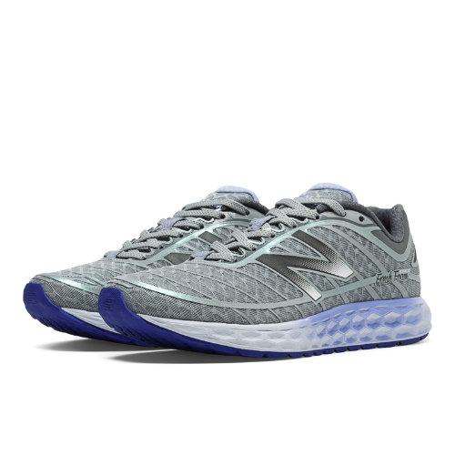 New Balance Fresh Foam Boracay Women's Neutral Cushioning Shoes - Silver, Purple (w980ss2)