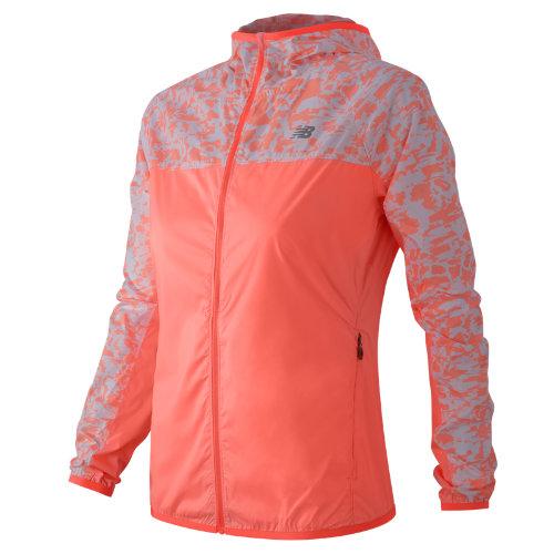 New Balance 53111 Women's Windcheater Jacket - Cosmic Coral (wj53111cmc)