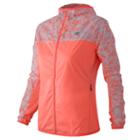 New Balance 53111 Women's Windcheater Jacket - Cosmic Coral (wj53111cmc)