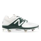 New Balance Metal 3000v3 Men's Low-cut Cleats Shoes - White/green (l3000oa3)