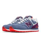 New Balance 574 Glacial Women's 574 Shoes - Lavender, Berry, White (wl574slx)