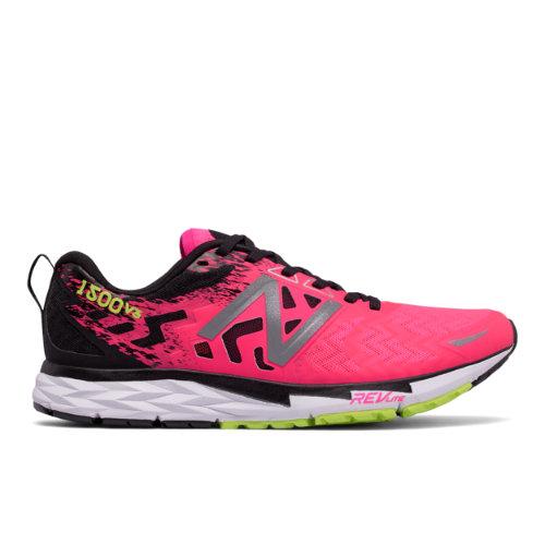 New Balance 1500v3 Women's Racing Flats Shoes - Pink/black (w1500pb3)