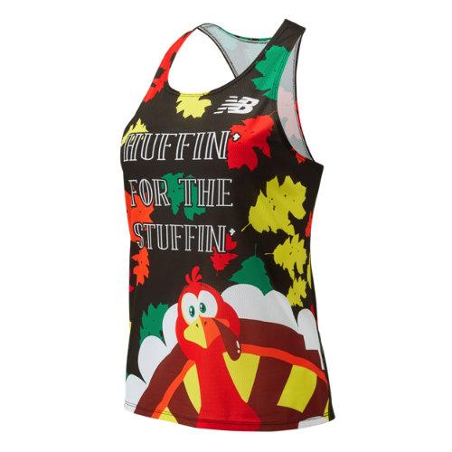 New Balance 90396 Women's Multi Huffin For Stuffin Singlet - Black (wt90396bbm)