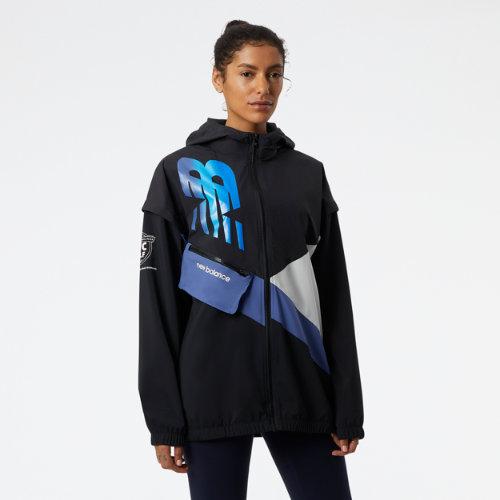 New Balance Women's United Airlines Nyc Half Achiever Amplify Jacket