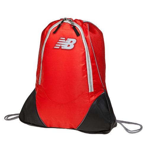 New Balance Men's & Women's Media Sackpacks - Black, Red (nb-1229rd)